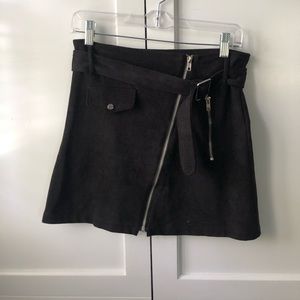 She + Sky Buckle Skirt
